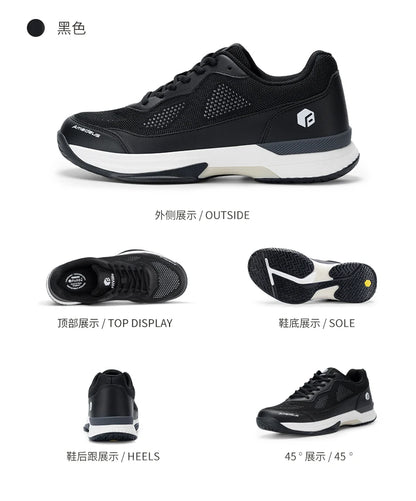 FitVille Professionelle Tennisschuhe für Herren, Soprt-Schuhe, Trainings-Sneaker, rutschfest, schweißabsorbierend, geschwollene Füße, Fußgewölbeunterstützung.