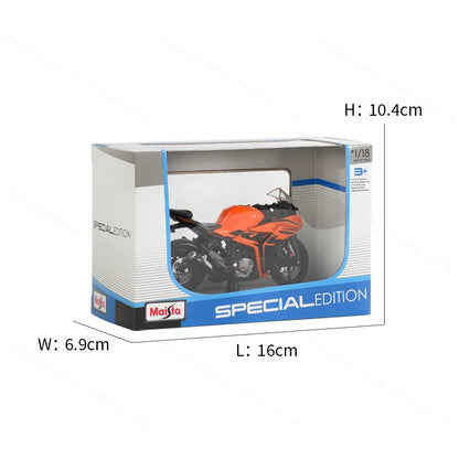 Maisto 1:18 New KTM RC 390 Static Die Cast Vehicles Collectible Hobbies Motorcycle Model Toys.
