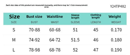 Autumn Asymmetric Single Shoulder Long Sleeve Pleated Solid Color New Style YTP Women's Top Asymmetrical Neckline T-shirt.