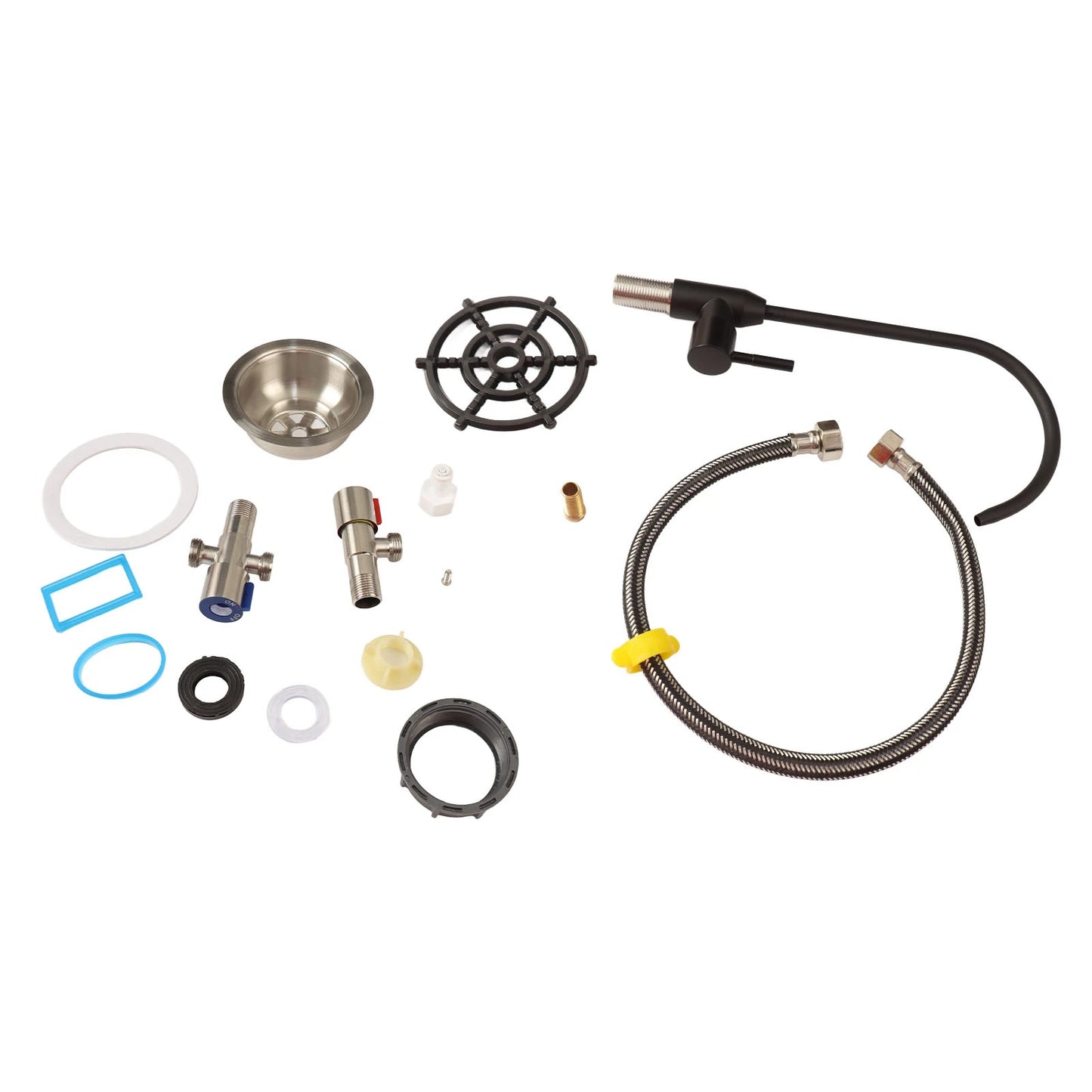 Küchenspüle, Digitalanzeige, Workstation unter der Theke, Küchenspüle, 68 x 45 cm, verdickte Küchenspüle aus Edelstahl