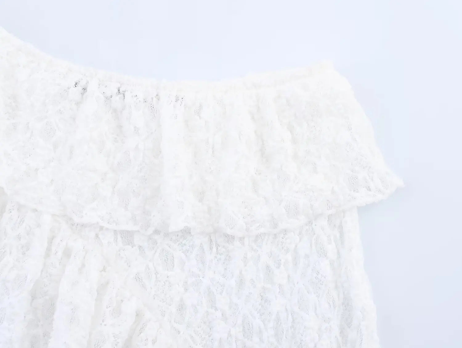 Tossy Fashion Summer Lace Long Skirt Women See-Through Slim High Waist Hollow Out Patchwork Elegant Commute Female Maxi Skirt.