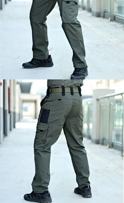 New Tactical Work Pants Men Outdoor Cargo Trousers Multi-pocket Waterproof Pant Autumn Spring Outdoor Workwear Hiking Trousers.