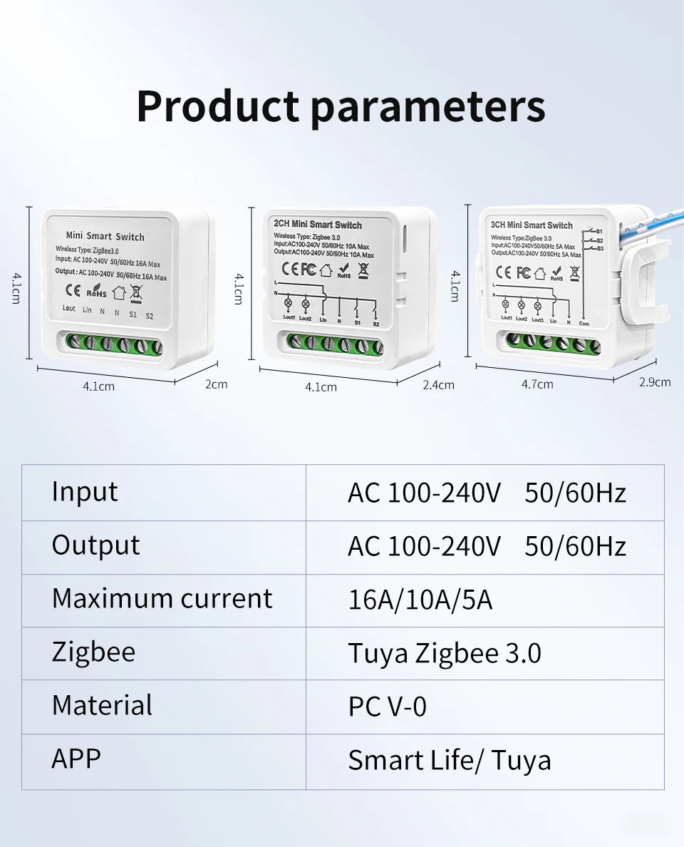 1/2/3 Gang Tuya Smart Licht Schalter Modul Zigbee 3,0 Smart Leben für Alexa Google Home Yandex DIY remote Breaker Verzögerung 100-240V.