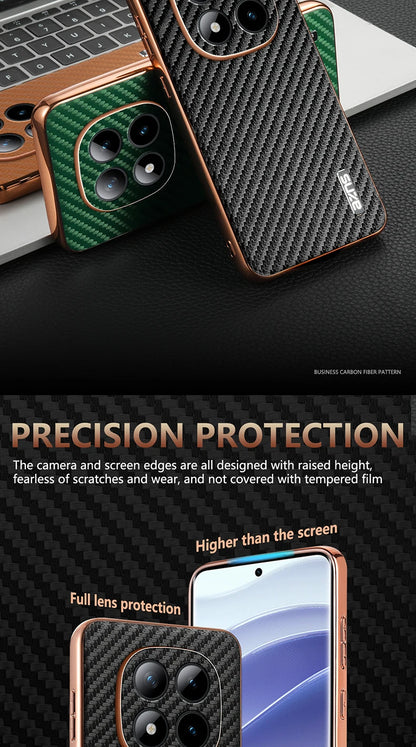 For Xiaomi Redmi Note 15 pro plus Carbon Fiber Phone Case -New Hot Series Mi Note 13/14 pro Plus/15 pro Poco X7/X6/M6 pro Case5G.