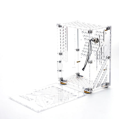 Portable Small Computer Case  Shell Compact PC Case Desktop PC Case Mini-ITX Motherboard FLEX Power Supply PC chassis.