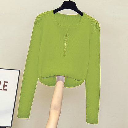 2026 gestrickte Frauen Pullover Taste V-ausschnitt Pullover Herbst Grundlegende Pullover für Weibliche Pullover Schlank Solide Bold Streifen Tops