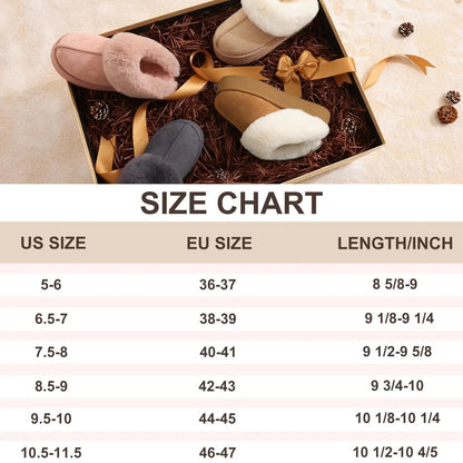 Eyriphy, Größe: 36-37 bis 46-47, Winter-Baumwollschuhe/ Pelzig/ Plateauschuhe/ Damenschuhe/ Hausschuhe Herren/ Baumwollhausschuhe Damen.