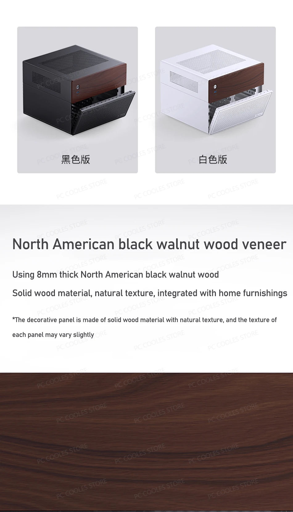 JONSBO N4 NAS Mini Case ITX/M-ATX Motherboard SFX Power 6 Large and 2 Small Hard Disk Bit Home Office Server PC Chassis.