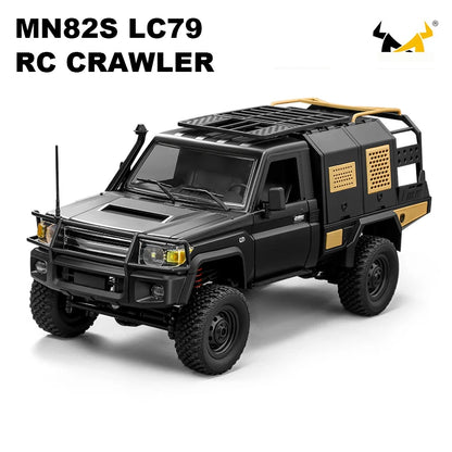 MN82S RC Crawler 1/12 Full Scale LC79 RC Pickup Short Truck 4WD Remote Control Climbing Off-road Car Toys for Kids Adults Gifts.