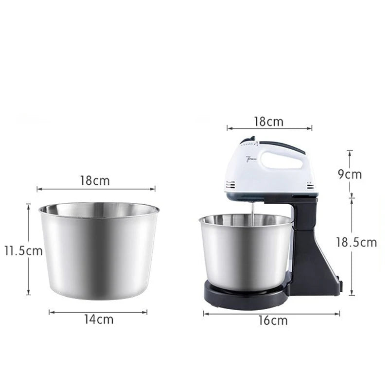 110V/220V Stand Food Mixers Kitchen Electric Food Blender Desktop Egg Whisk Cream Cake Dough Kneader Milk Frother Food Processor.