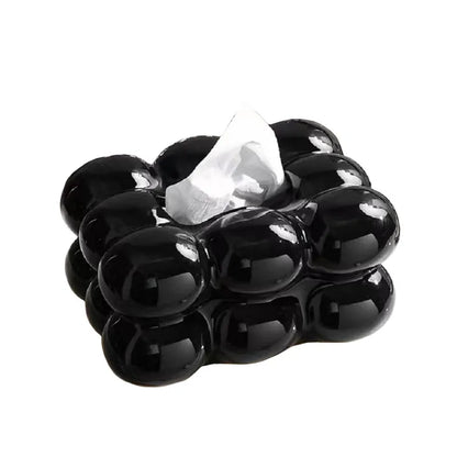 Ceramic Tissue Box Candy Drawer Napkin Paper Drawer Tray Household Storage Dining Table Tissue Box