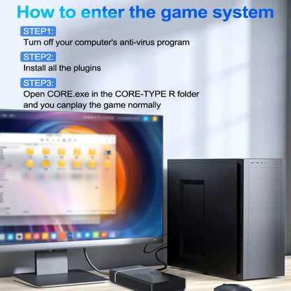 PEAPRIT 12TB Gaming HDD with Hyperspin Launchbox Retrobat Playnite 10K+ Retro Video Games Console for PS3/PS2/PS/Wii/WIIU/SWITCH.