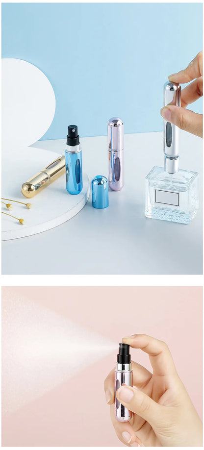 5/8ml Perfume Atomizer Portable Liquid Cosmetics Containers Traveling Mini Alcohol Perfume Refillable Bottles Empty Spray Bottle.