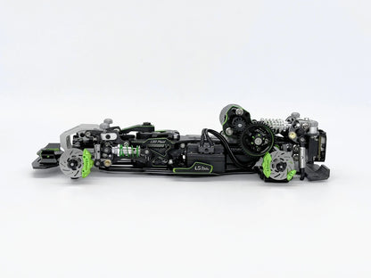 LSD Plaid RC Mini Car 1/24 RC Drift Mosquito Car  Frame KIT Lightweight Electric Remote Control Drift Model Toy Holiday Gift