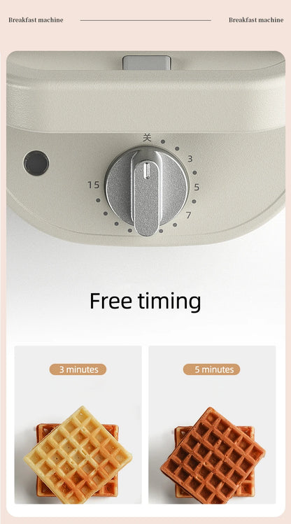 600W Electric Sandwich Maker Waffle Maker Multi-baker Breakfast Machine Toaster Baking Pancake Sandwichera Double Side Heat.