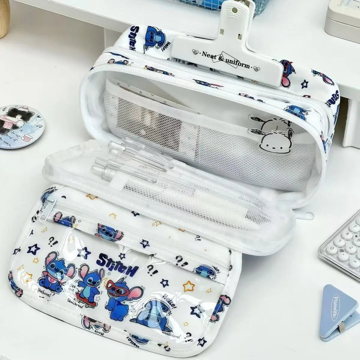 Stich Neue Itabag Cartoon Große Kapazität Bleistift Tasche Multi-schicht Schreibwaren Lagerung Tasche Nette Student Schule Starten Geschenk.