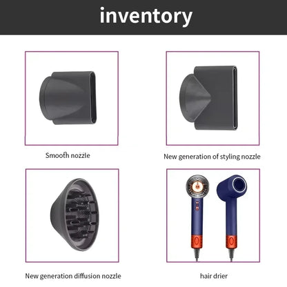 Professional Negative Ion High Speed Hair Dryer 220V Leafless Thermostatic Hair Dryer 1600W High Power Hair Dryer Styling Tool.