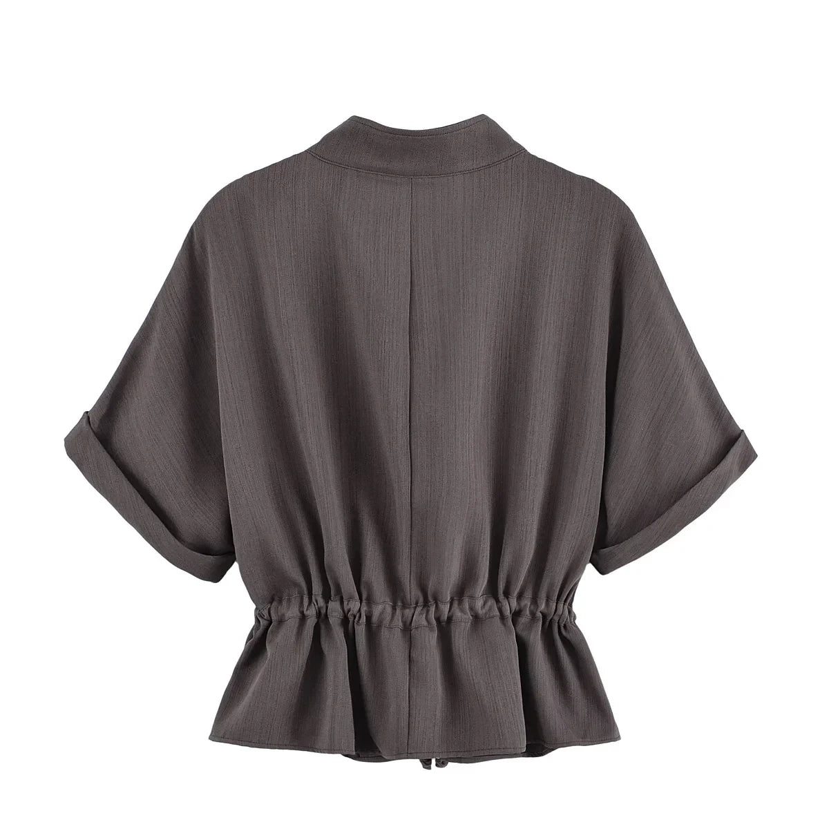 Casual Pants 2 Pieces Sets For Women Short Sleeve Coat High Waist Trousers Women's Suit 2025 Two Pieces Loose Woman Outfits.