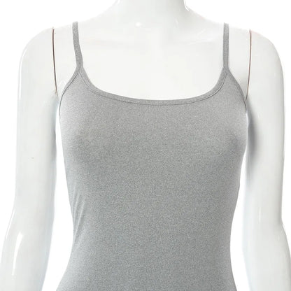 Europa und die Vereinigten Staaten grenz überschreitende Außenhandels frauen einfarbig sexy schlank High Step Slip Kleid.