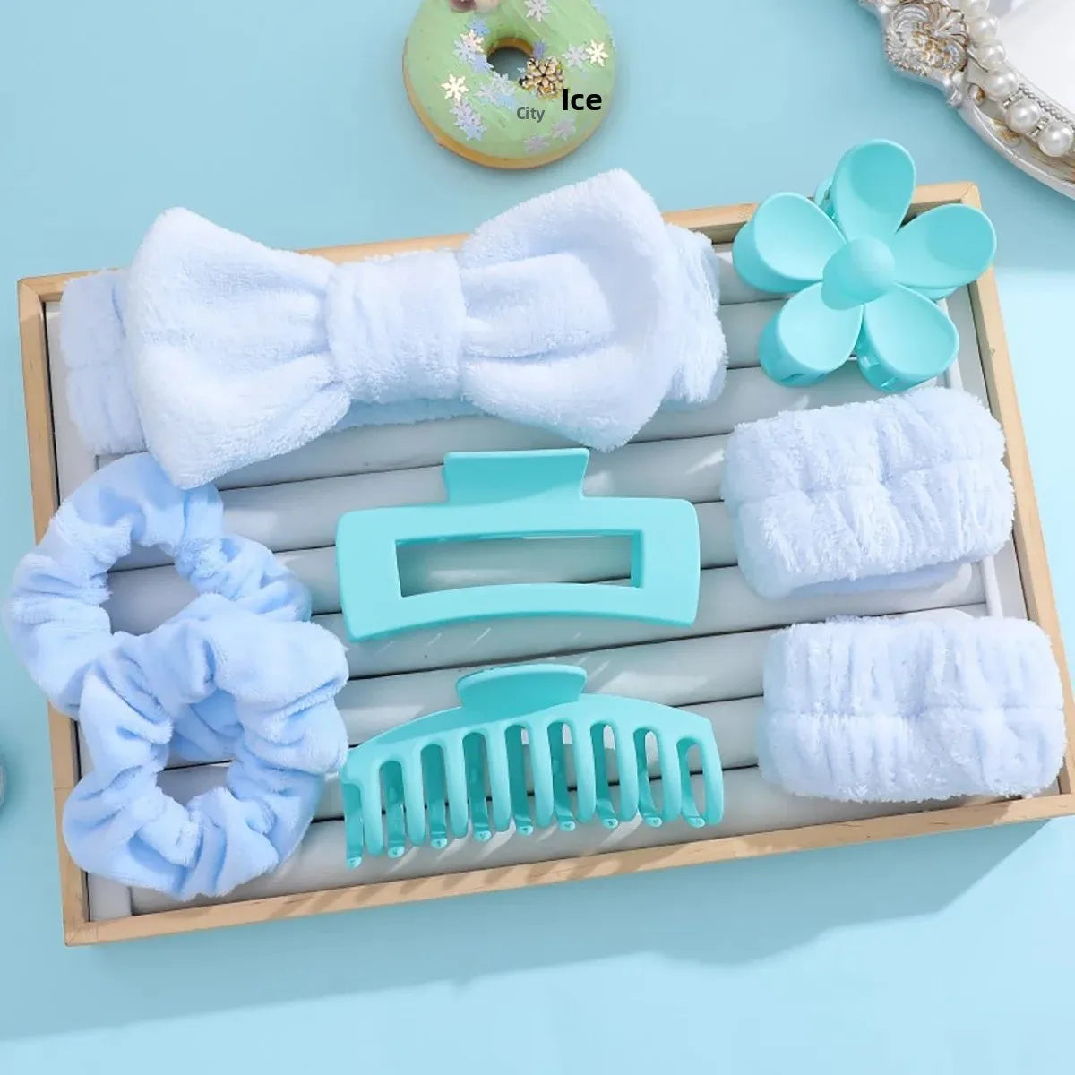 Matte Butterfly Knot Hair Ties Women's Hair Accessories Elastic Hair Bands Floral Hair Clips Autumn Winter New Style Hair Access