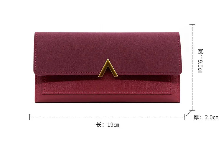 Long Purses For Women Wallet New Fashion Long Coin Purse Card Holder Small Ladies Wallet Female Hasp Mini Clutch billetera bolas.