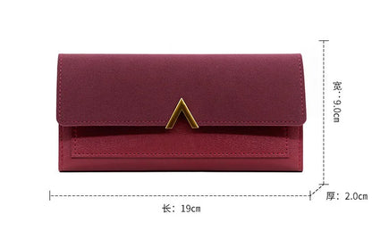 Long Purses For Women Wallet New Fashion Long Coin Purse Card Holder Small Ladies Wallet Female Hasp Mini Clutch billetera bolas.