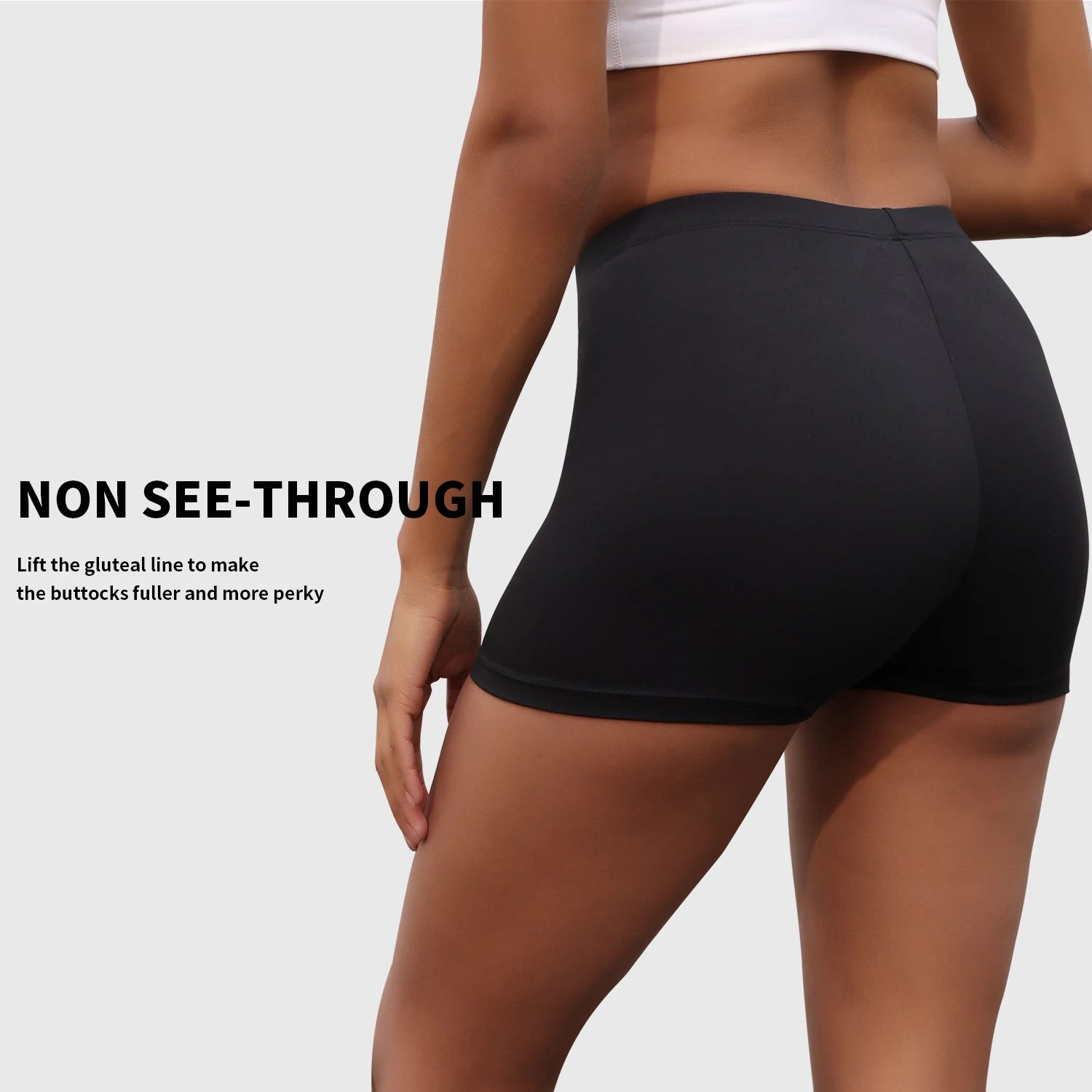 High Elasticity Sports Shorts Biker Shorts For Women Super Soft No See Yoga Running Push Up Gym  Fitness Women's Activewear.
