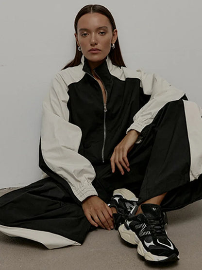 Two Piece Sets Pant Set Women Tracksuit Jogger Y2k Sweatshirts Autumn Winter Sports Elastic Waist Streetwear Pants Matching Sets