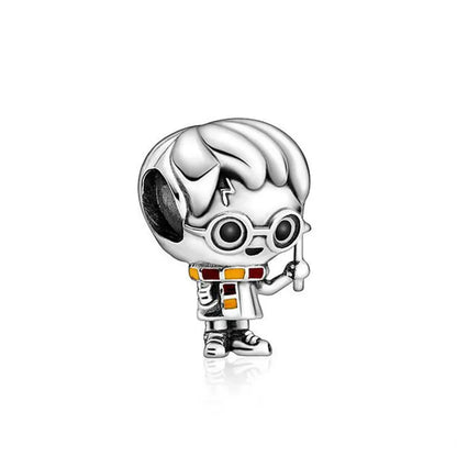 100% 925 sterling silver Disney Charm Harry Potter beads suitable for original DlY bracelet, women's fashion gift