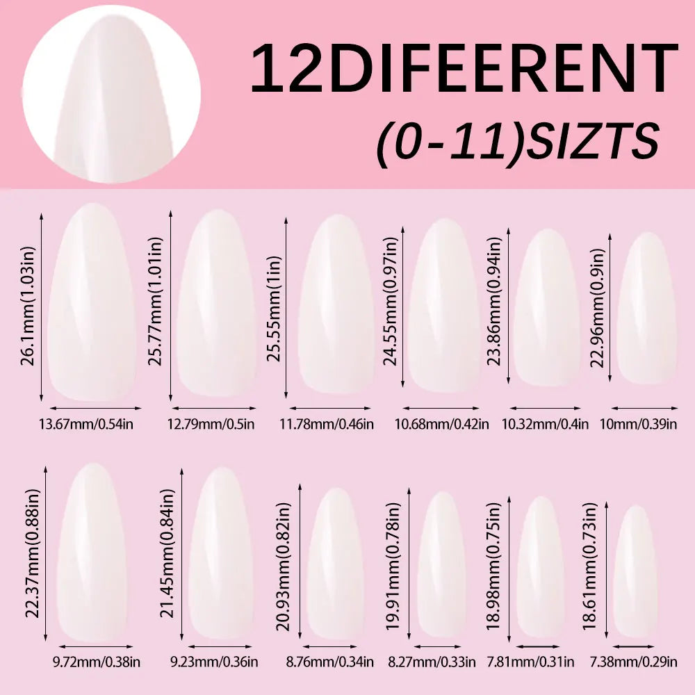 Milky Nail Tips 120 Pcs Press on Nails Red White Fake Nails Glossy Artificial Finger Manicure Reusable False Nails for Women #td.