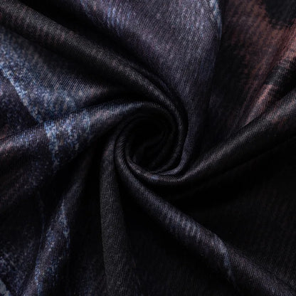 GACVGA Vintage Druck Sexy Bodycon Mini Kleid Für Frauen 2024 Herbst Winter Mode Volle Hülse Weibliche Club Party Kleider.