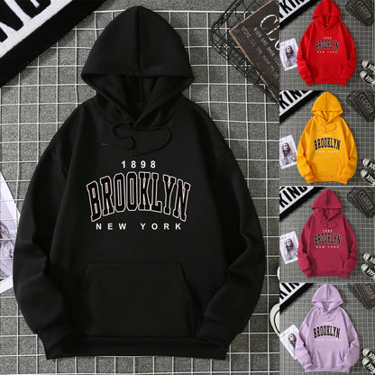 2025, Winter, neuer Damen-Kapuzenpullover, High Street, Unisex-Stil, Doppeltaschen, Sweatshirts, Oberbekleidung, Übergröße, Damenbekleidung CYXX 227.