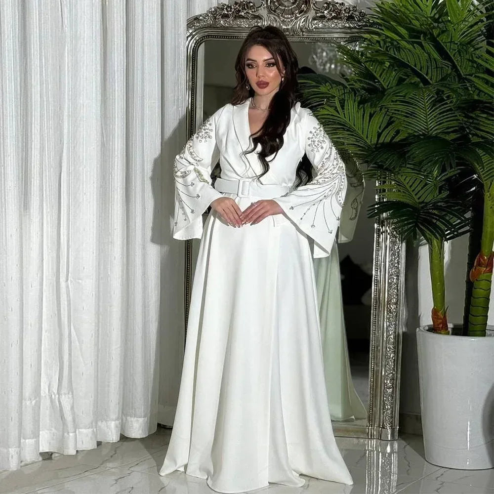 Diamanten Abayas für Frauen Muslimischen Abend Party Kleid Islam Kleidung Arabische Robe Saudi Kleid Marocain Kaftan Dubai Jalabiya Djellaba