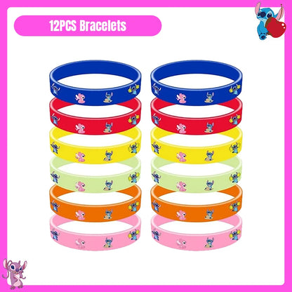 Disney Lilo und Stitch Party Dekoration Geschirr rosa Stitch alles Gute zum Geburtstag Party Thema liefert Ballon Hintergrund Tasse Teller