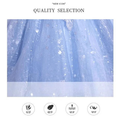 Elegangt Mädchen Abendkleid Luxus Prinzessin Kleid Geburtstag Party Pageant Outfit Kinder Klavier Rezitieren Leistung Formelle Kleidung.