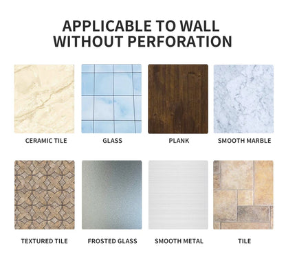 Bad Regal Make-Up Lagerung Organisatoren Aluminium Dusche Shampoo Handtuch Rack Regale Kein Bohrer Wand Regal Bad Zubehör