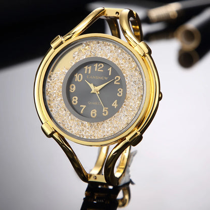 Women Watches Luxury Brand Bracelet Watch Gold Silver Lady Dress Fashion Quartz Wristwatches Clock Hot часы женские наручные.