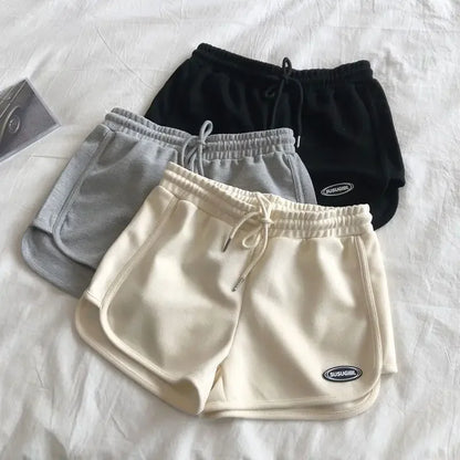 Shorts Women Summer A- shaped Slim Fit Versatile Loose Chili Girl Pants Summer Outdoor Casual Sports Fat Mm Three-piece Hot Pant.