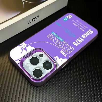 Fashion Red Phone Case For ins B-Bulles Phone Case For iPhone 16e 16 15 14 13 12 11 mini Pro Max X XR XSMAX Plus Anti Back Cover