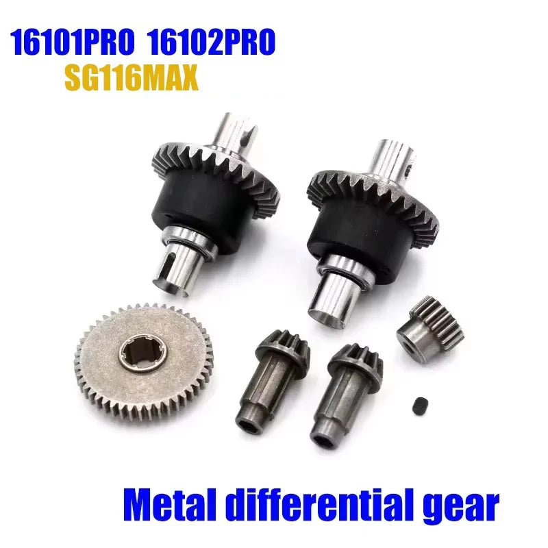 SCY 16101PRO 16102PRO SG116MAX RC Automotive Parts Turning Shaft Gear Bearing Pull Rod Steering Cup Swing Arm Motor Tire Screws