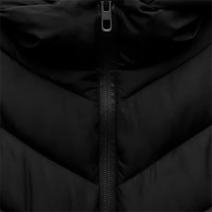 Unizera 2023 Herbst/Winter neues Produkt Damenmode vielseitig lässig lang ärmelig Stehkragen gespleißt Baumwoll mantel.