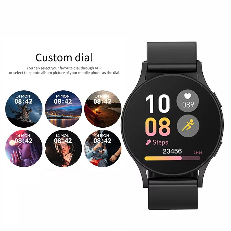 KESHUYOU 2025 New Bluetooth Call Smart Watches Pro 1.32” Inch 160*160 Custom Dials Sport Men And Woman Health Monitor Smartwatch.