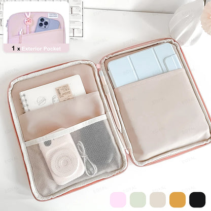 Tablet Sleeve Bag 9-11 inch for XiaoMi Pad 5 Pro iPad Air Pro 11 13 M4 M2 10th/9/8 10.2 For Samsung Huawei Shockproof Pouch Bags.