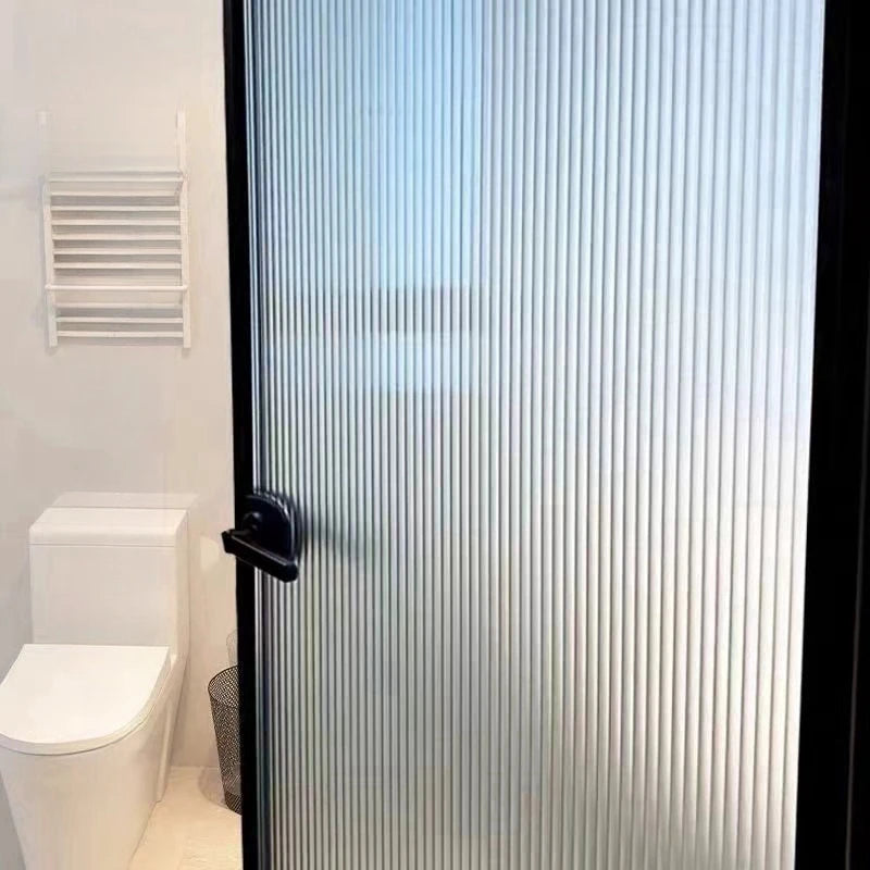Changhong Glass Sticker Frosted Window Light-Transmitting Opaque Bathroom Kitchen Door Bathroom Anti-Light and Anti-Peeping Film Wavy Glass Film.