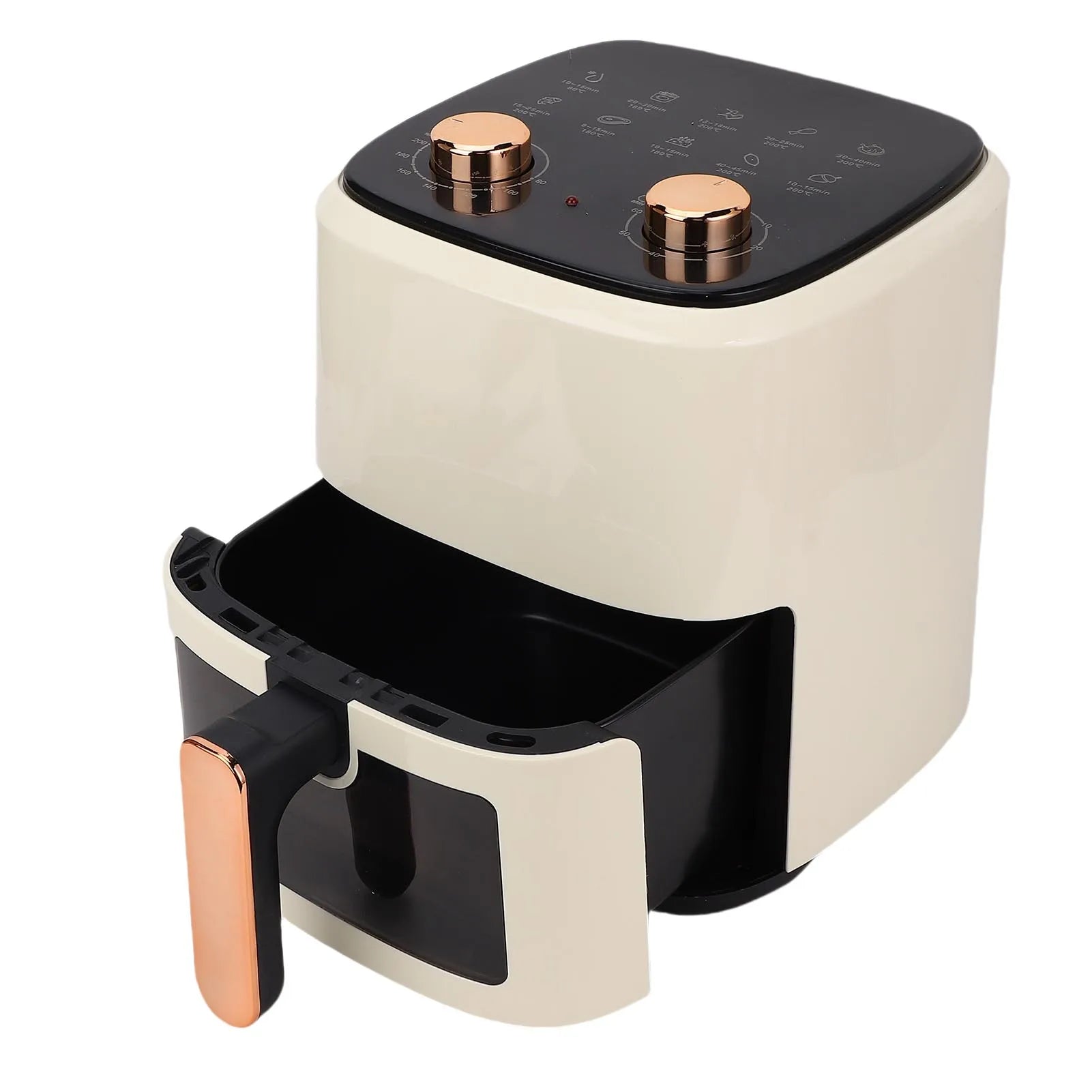 1350W Air Cooker 5.5L Large Capacity Full Automatic Multifunction Oilless Kitchen Fryer for Making Egg Tart Grilled Fish.