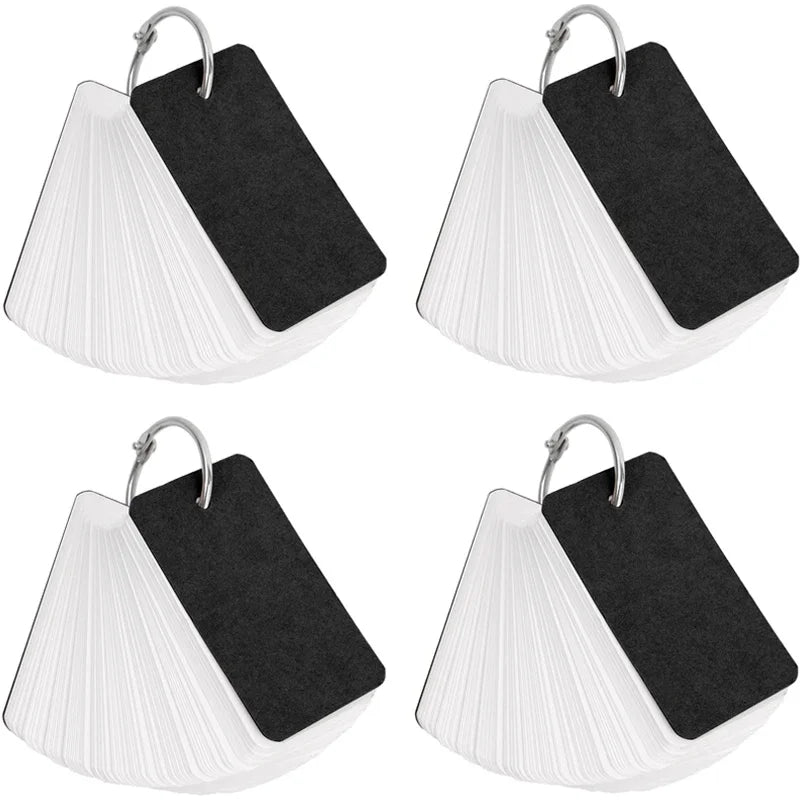 400/100 Blatt Kraftpapier, leere Karteikarten mit Binderingen, Spiralnotizblöcke, Mini-Notizbücher, Lernkarten, Buch, Kawaii-Briefpapier