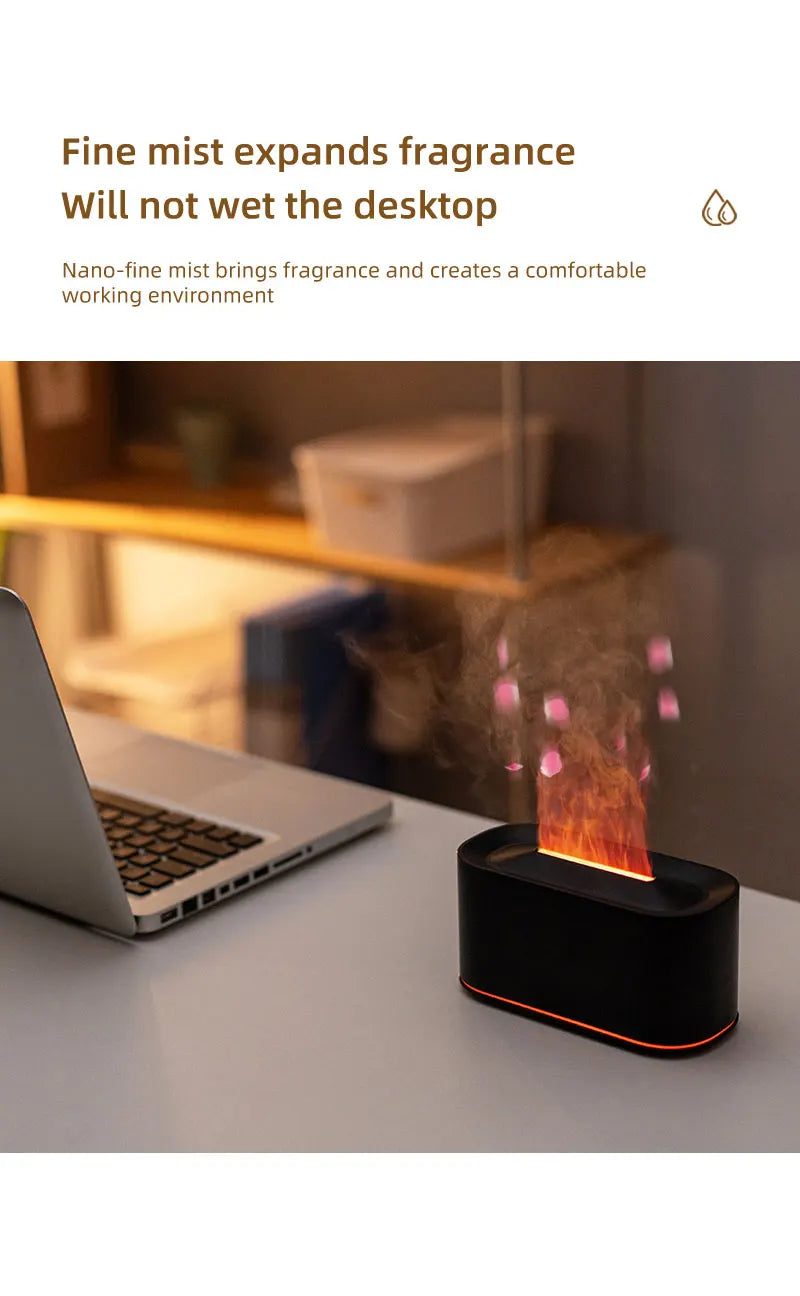 2025 New Aroma Diffuser Humidifier Addable Essential Oils Aroma Diffuser with Protection Function 7 Colors Ambient Night Light.