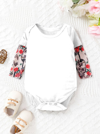 Sommer Baby Boy Kleidung Body suits Mode Neugeborenen Stram pler gefälschte zwei tätowierte Ärmel Baumwolle bequeme Baby Bodysuit Einteiler.