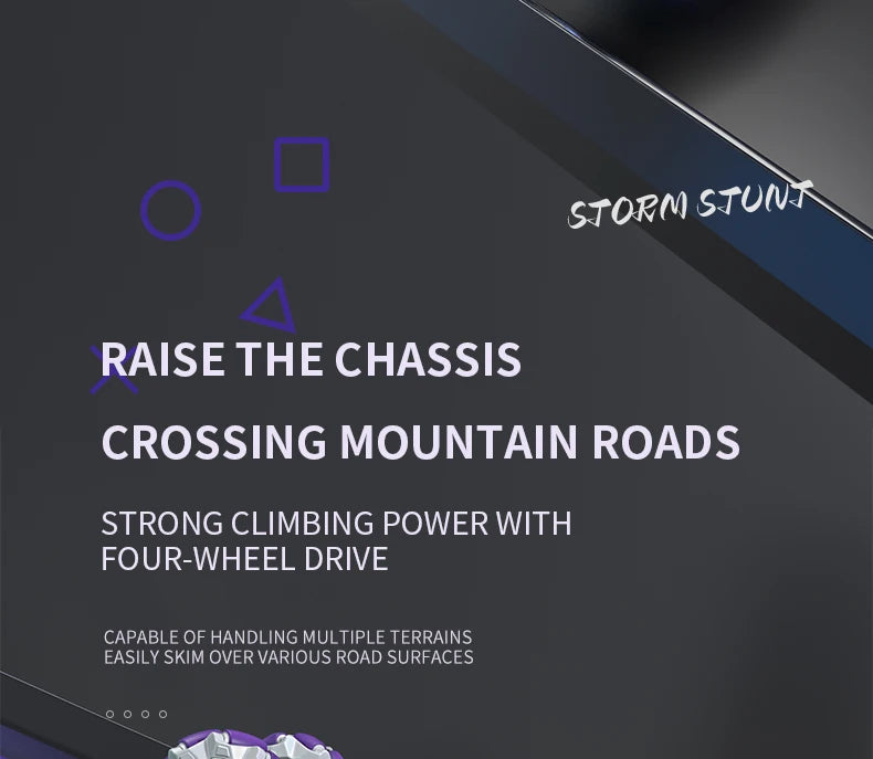 Teeggi S922 2.4G RC Stunt Car 4WD Double Remote Control 360° Degree Rotation RC Off Road Climbing Kids Rc Drift Car Toy for Gift