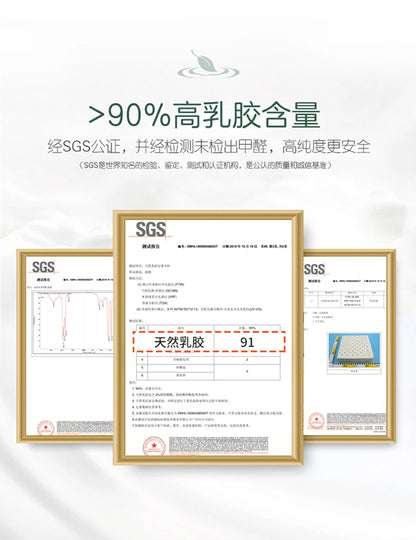 Thailand natürliche 100% Latex Matratze Großhandel Student Home Hotel Luxus Top Tatami Matte Royal Geschenk Latex Matten mit Bezug